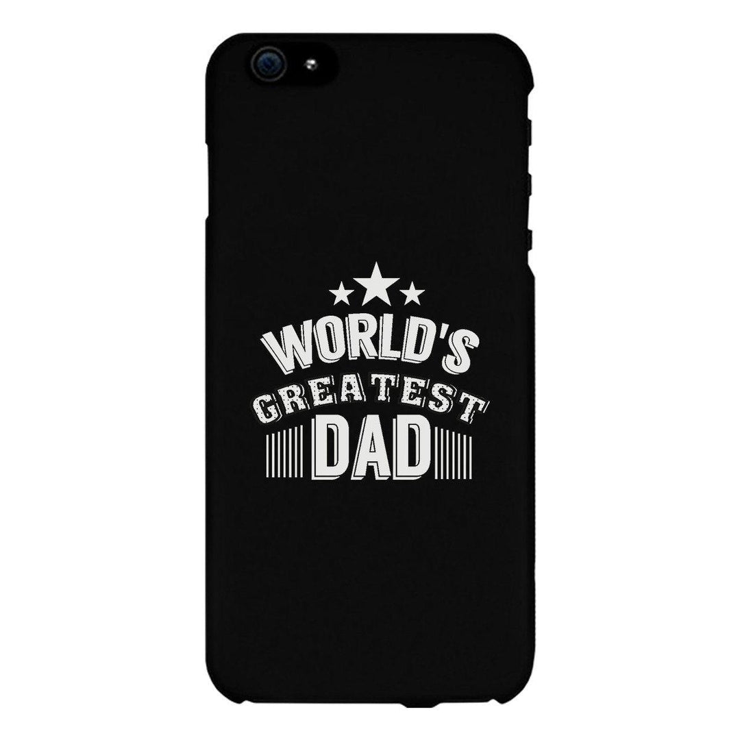 World's Greatest Dad Black Phone Case - Brand My Case
