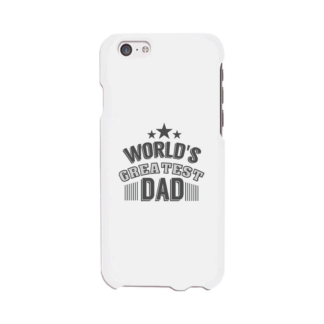 World's Greatest Dad White Phone Case - Brand My Case