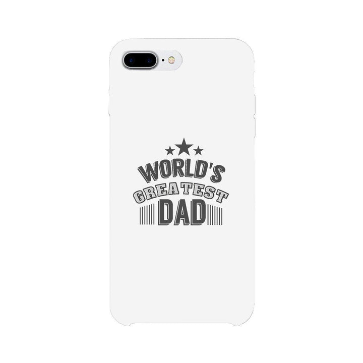 World's Greatest Dad White Phone Case - Brand My Case