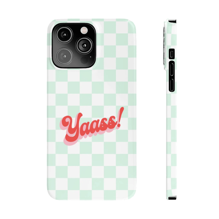 Yaass Retro Slim Case for iPhone 14 Series - Brand My Case