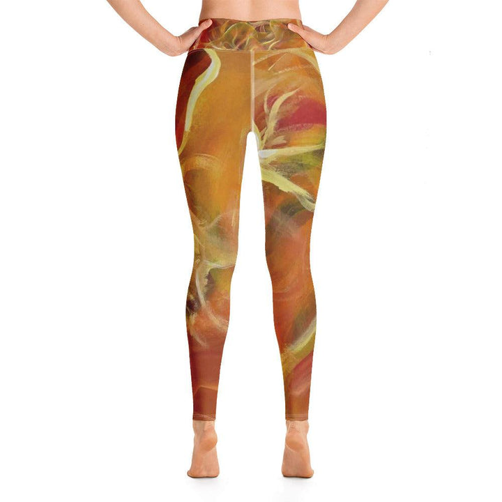 Yoga Leggings - Fire - By Ingrid and Kaori - Brand My Case