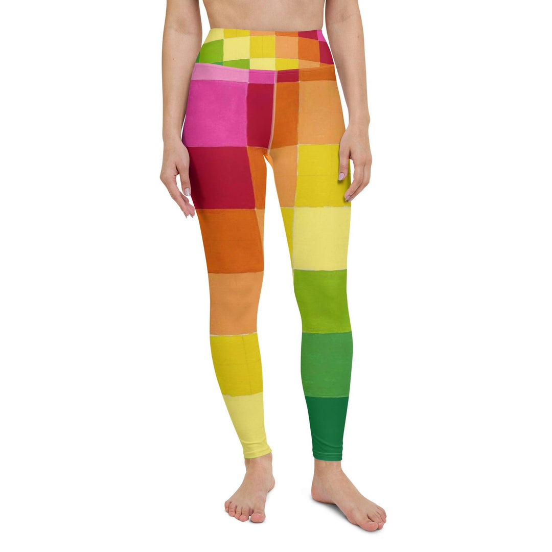 Yoga Leggings - Rainbow Pattern - By Ingrid DiPonsard - Brand My Case