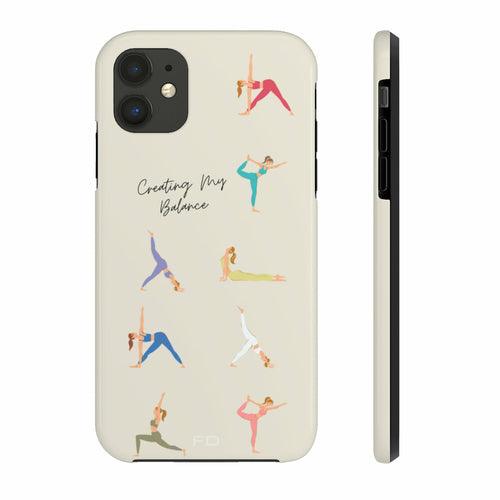 Yoga Poses Tough Case for iPhone with Wireless Charging - Brand My Case