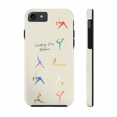 Yoga Poses Tough Case for iPhone with Wireless Charging - Brand My Case