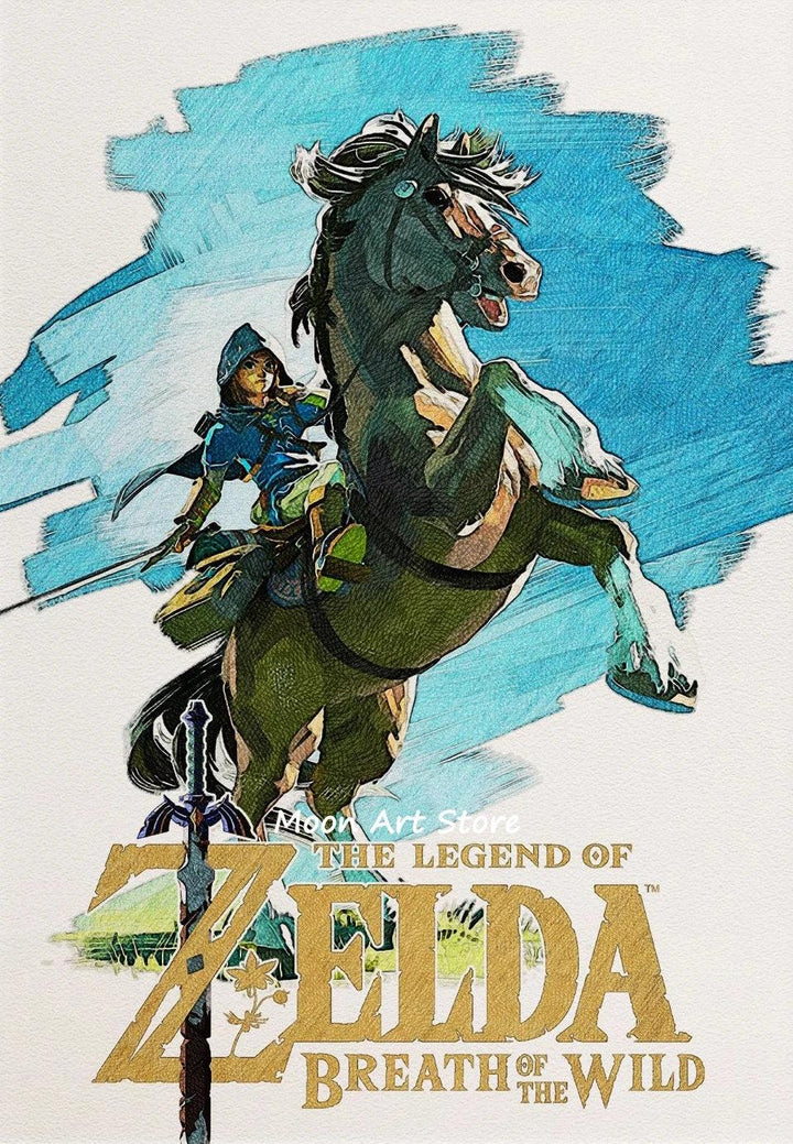 Zelda Futuristic Gaming Poster - HD Wall Art Print - Modern Room Decor Gift - Brand My Case