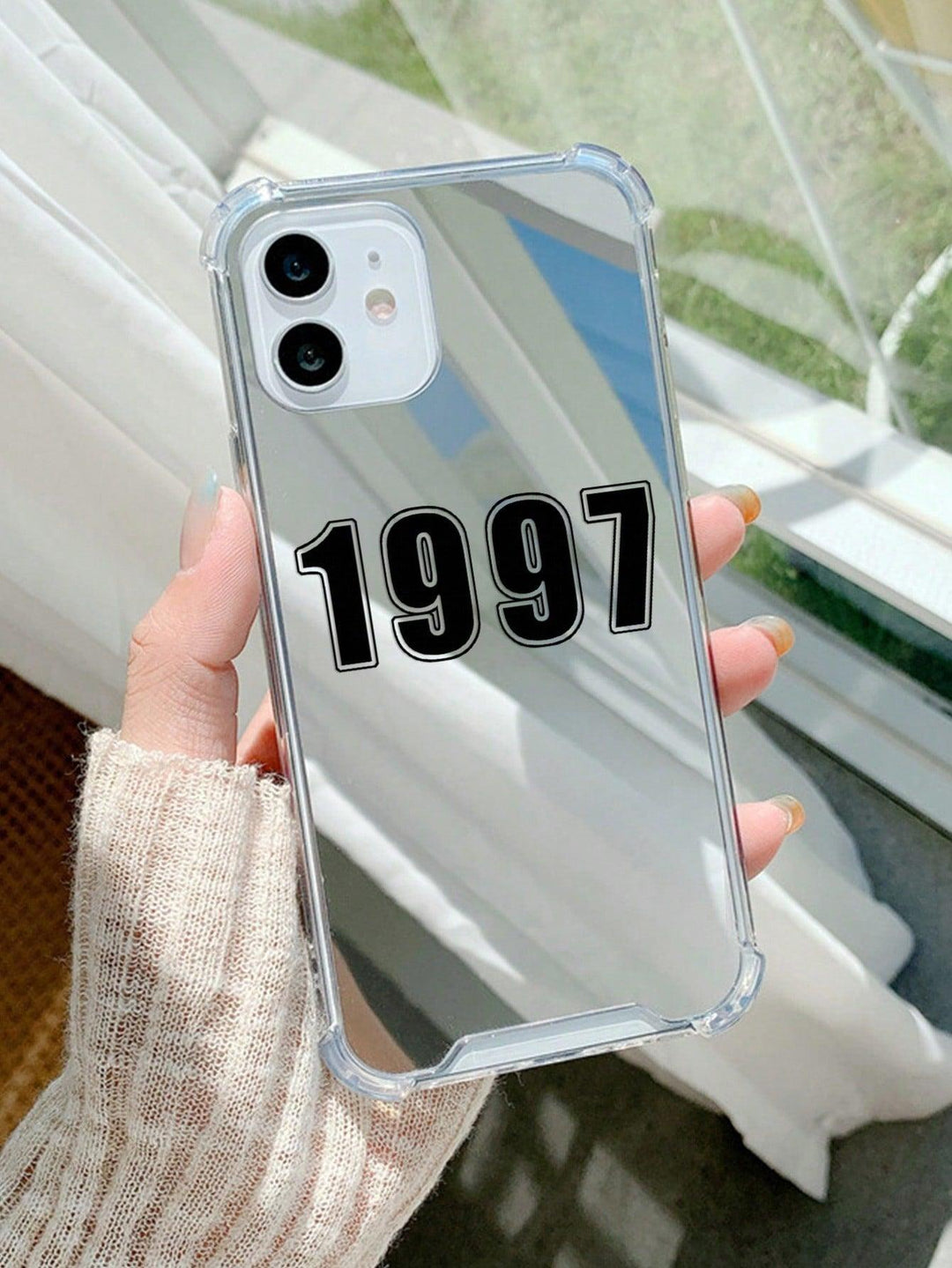 1997 Birth Number Print Mirror Phone Case - Brand My Case