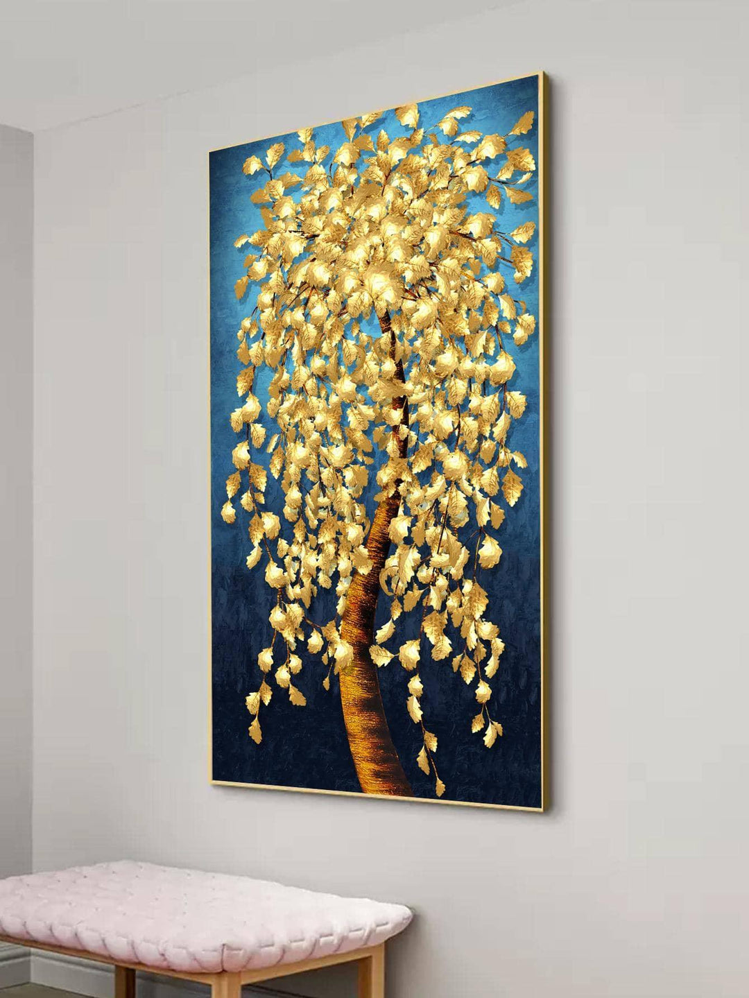 1pc Abstract Tree Print Unframed Painting Colorful Creative Wall Art Painting For Home Decor - Brand My Case