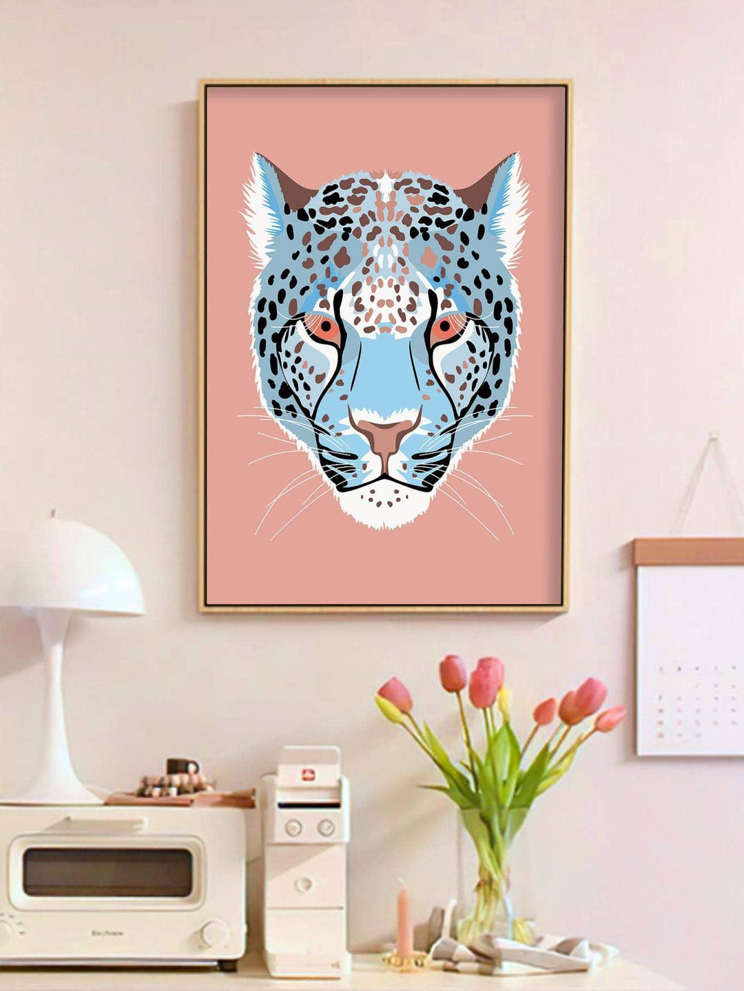 1pc Chemical Fiber Painting Without Frame Modern Leopard Pattern Wall Art Painting For Home Wall Decor - Brand My Case