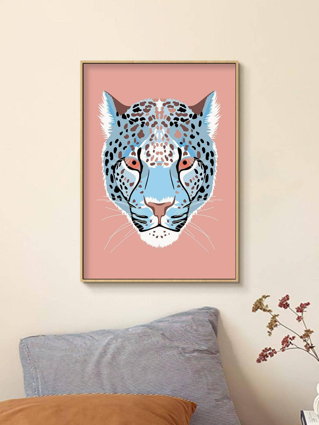 1pc Chemical Fiber Painting Without Frame Modern Leopard Pattern Wall Art Painting For Home Wall Decor - Brand My Case