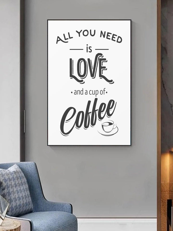 1pc Coffee Pattern Wall Painting Hanging Wall Art Prints Frame Not Include For Home Decor - Brand My Case