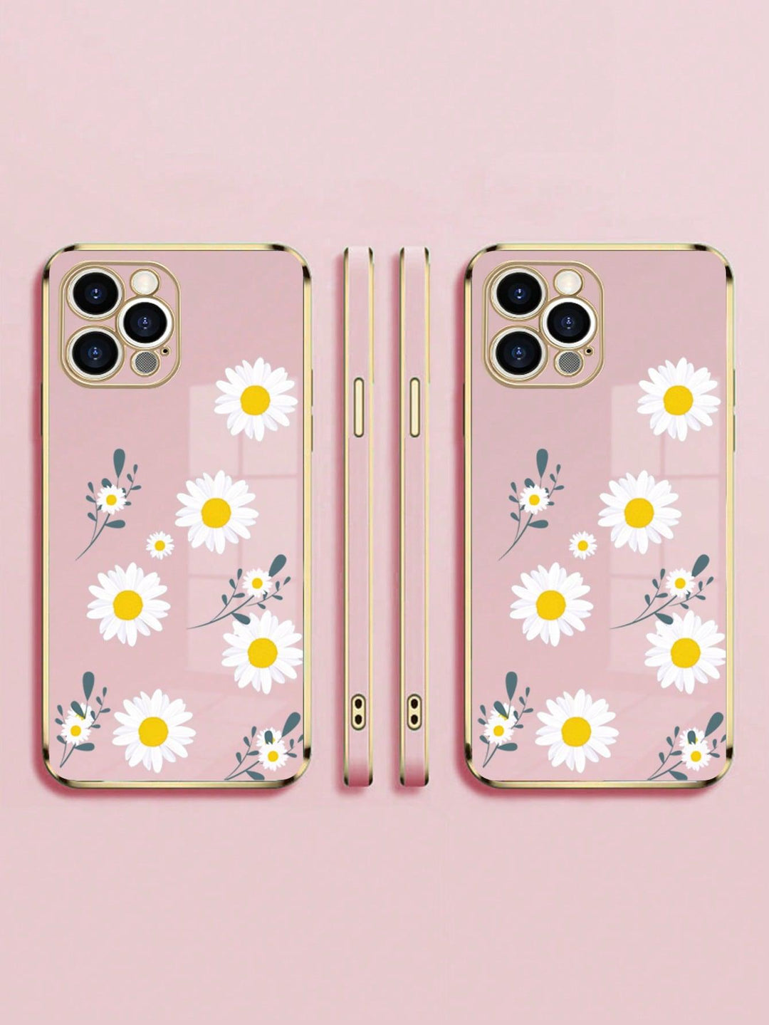 1pc Daisy Pattern Phone Case - Brand My Case