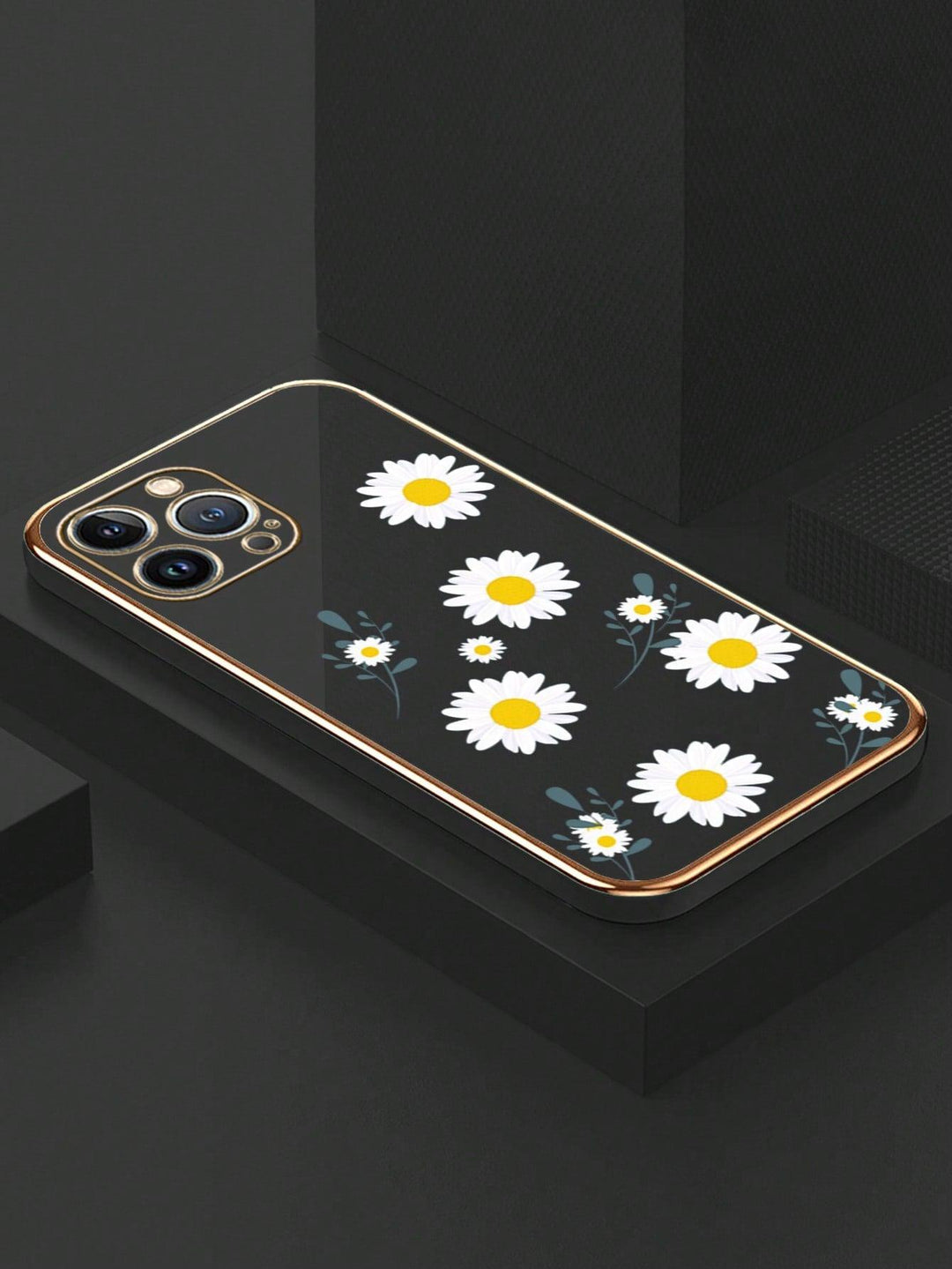 1pc Daisy Pattern Phone Case - Brand My Case