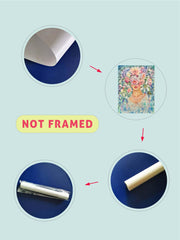 1pc Figure Graphic Unframed Painting Modern Chemical Fiber Frameless Painting For Home Decor - Brand My Case