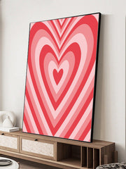 1pc Heart Pattern Unframed Painting - Brand My Case