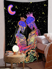 1pc Skeleton Pattern Tapestry Fabric Tapestry Poster Wall Hanging For Bedroom Aesthetic - Brand My Case