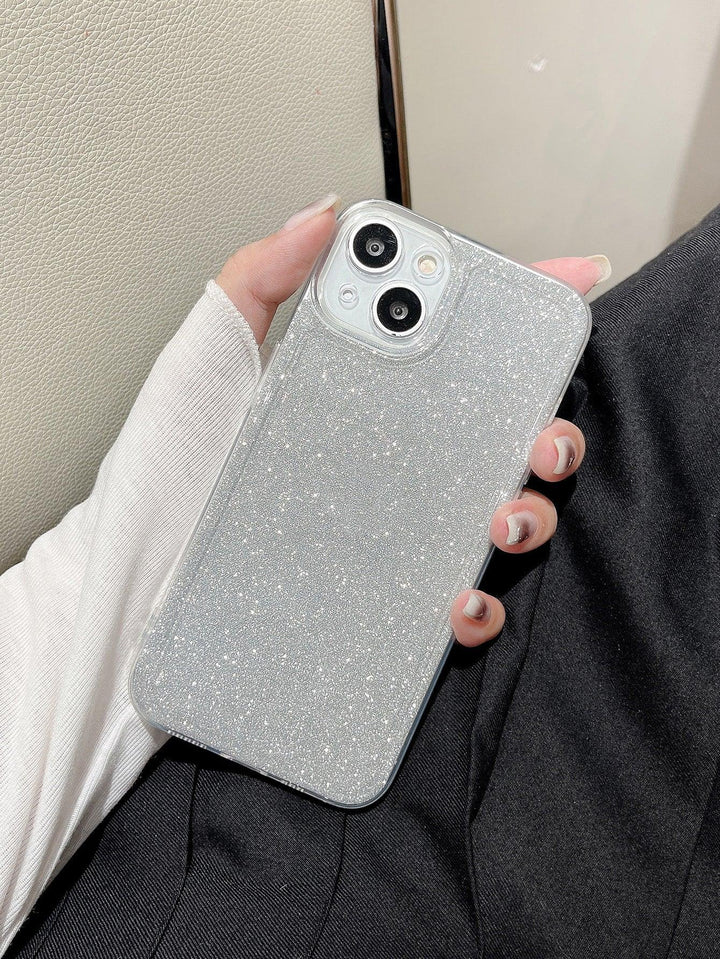 1pc Solid Color Transparent Phone Case - Brand My Case