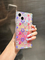 1pc Star Pattern TPU Phone Case Compatible With iPhone - Brand My Case