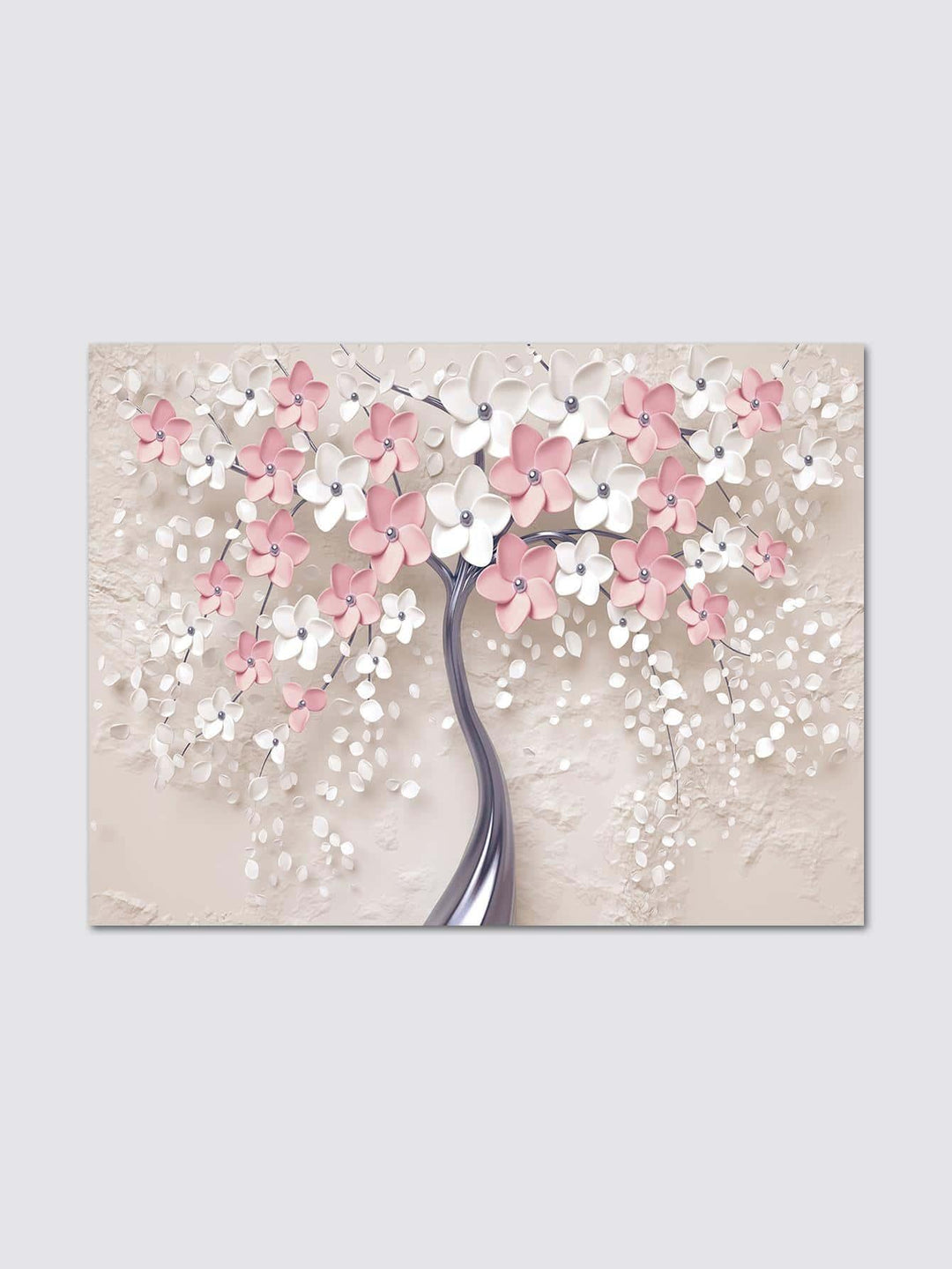 1pc Tree Pattern Unframed Painting Modern Chemical Fiber Unframed Picture For Home Decoration - Brand My Case