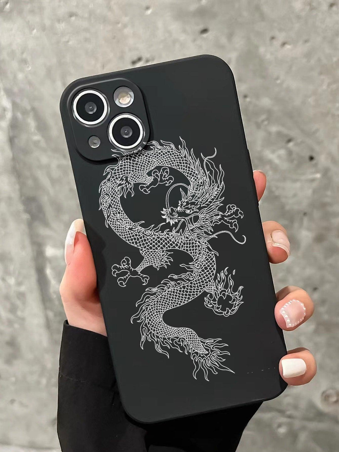 2pcs Chinese Dragon Pattern Phone Case - Brand My Case