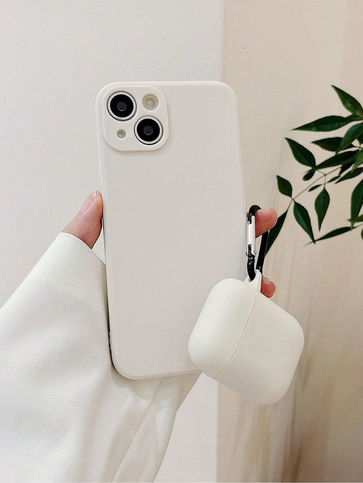 2pcs Plain Phone Case Case Compatible With AirPods - Brand My Case