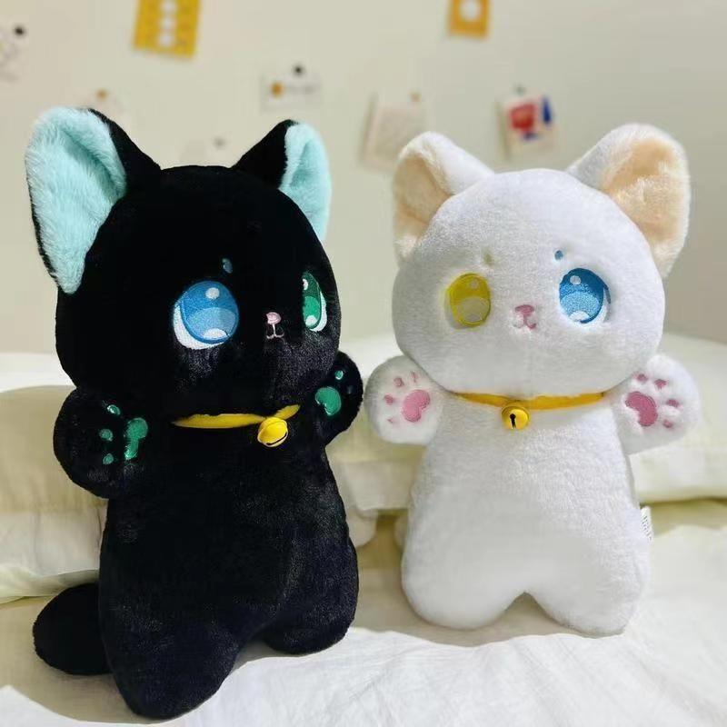2Pcs Set Cat Stuffed Toys Kawaii Plush Huggy Wuggy Gift Plushies Plushie Cute Room Decor Kids Cinnamoroll Anime Animals Hobbies - Brand My Case