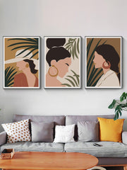 3pcs Abstract Figure Graphic Unframed Painting Poster Gift For Wall Decor - Brand My Case