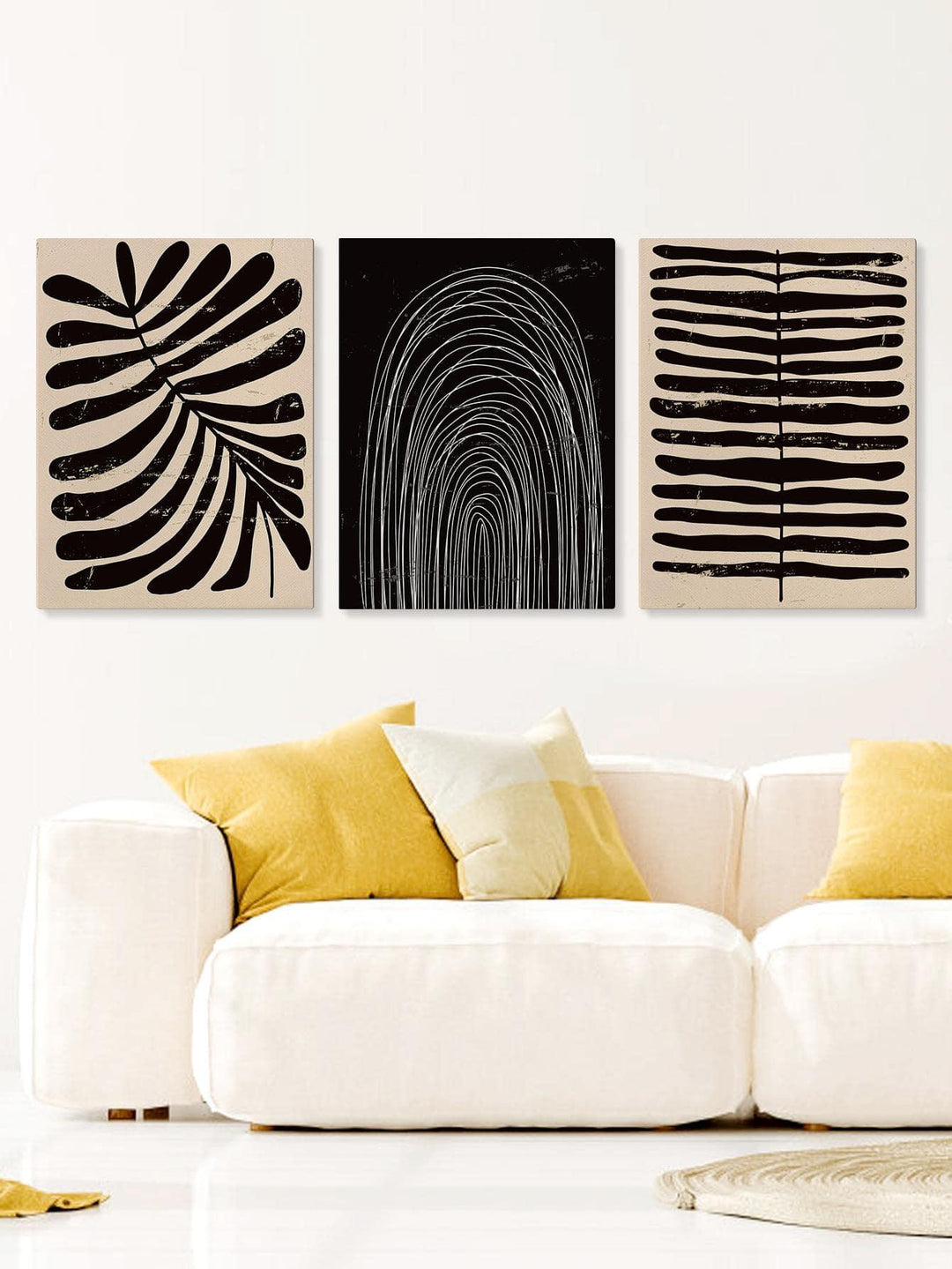3pcs Abstract Pattern Unframed Painting - Brand My Case