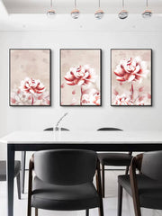3pcs Floral Pattern Unframed Painting Modern Chemical Fiber Wall Art Painting For Home Wall Decor - Brand My Case