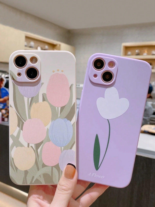 3pcs Flower Pattern Anti fall Phone Case - Brand My Case