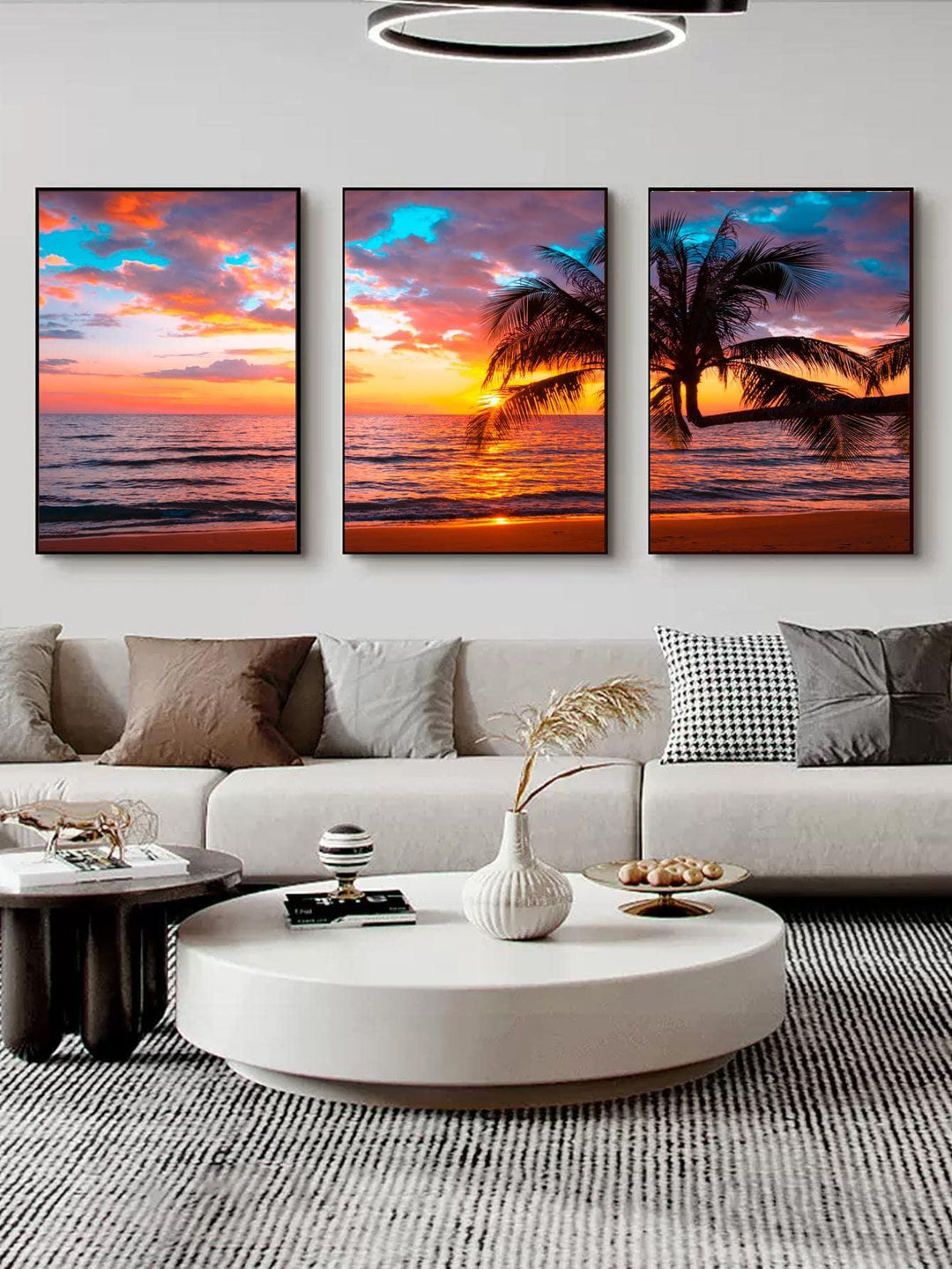 3pcs Landscape Print Unframed Painting Modern Chemical Fiber Waterproof Wall Art Painting For Home Wall Decor - Brand My Case