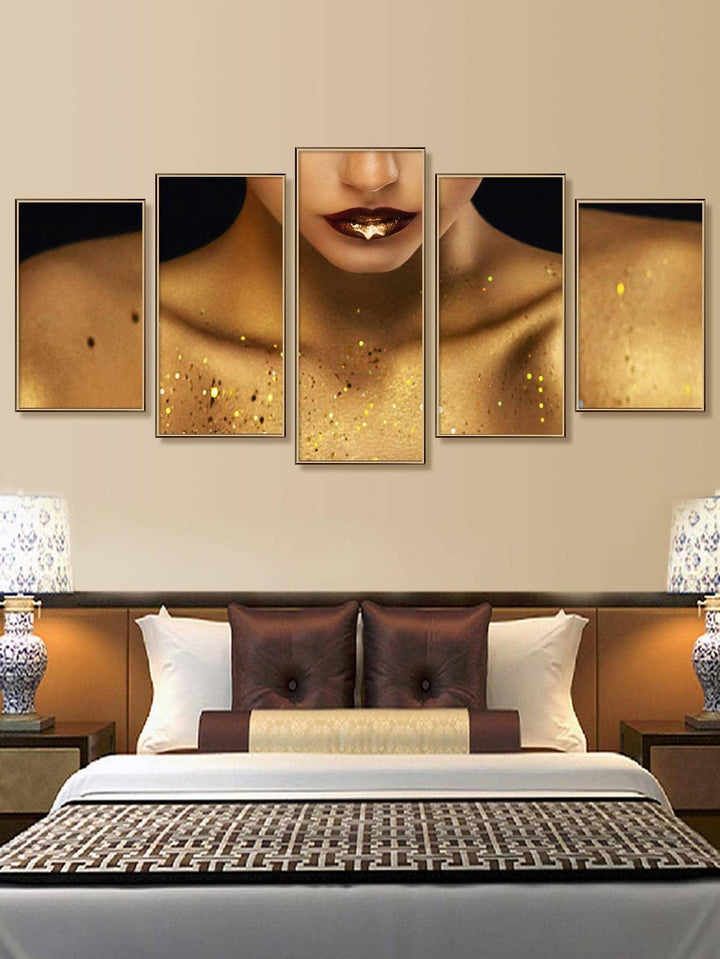 5pcs Figure Graphic Unframed Painting Modern Chemical Fiber Unframed Picture For Home - Brand My Case