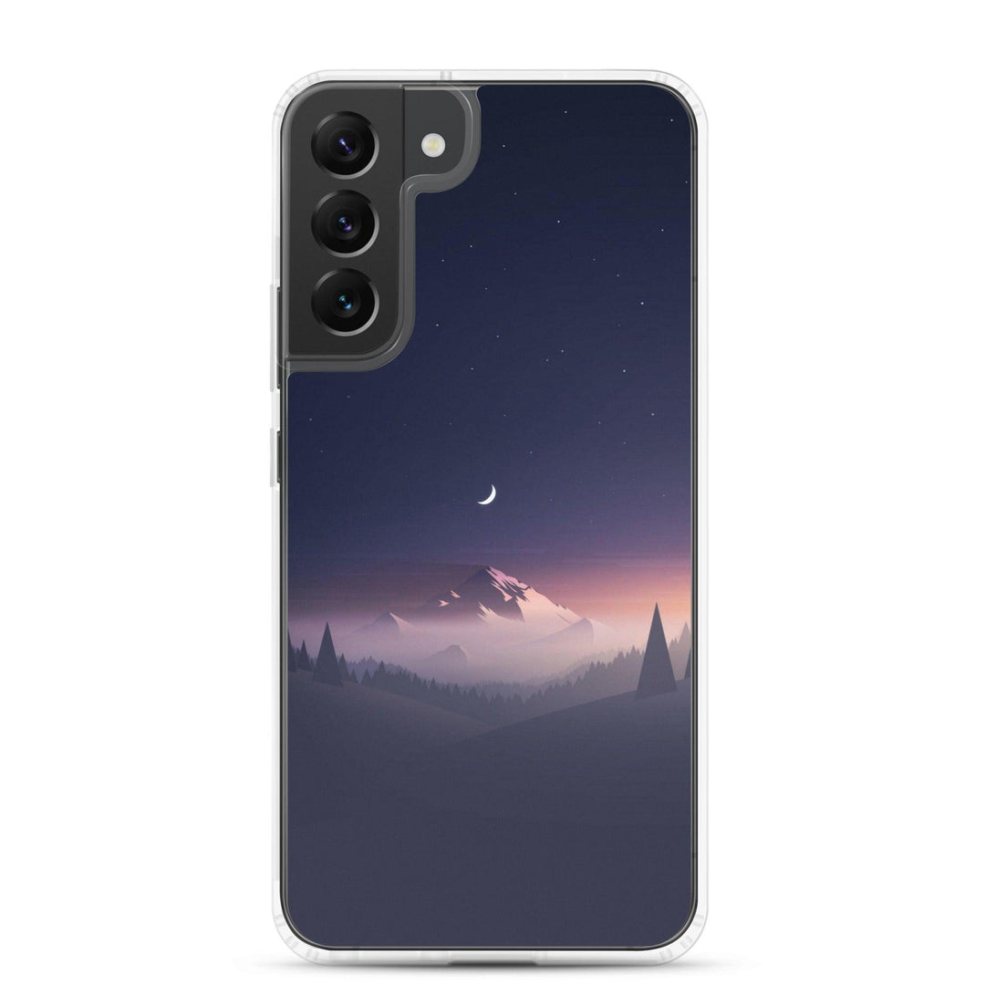 Animated Mountain Sky Premium Clear Case for Samsung - Brand My Case