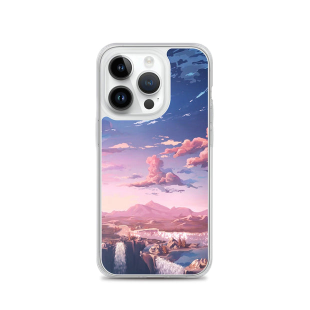 Animated Skies Premium Clear Case for iPhone - Brand My Case