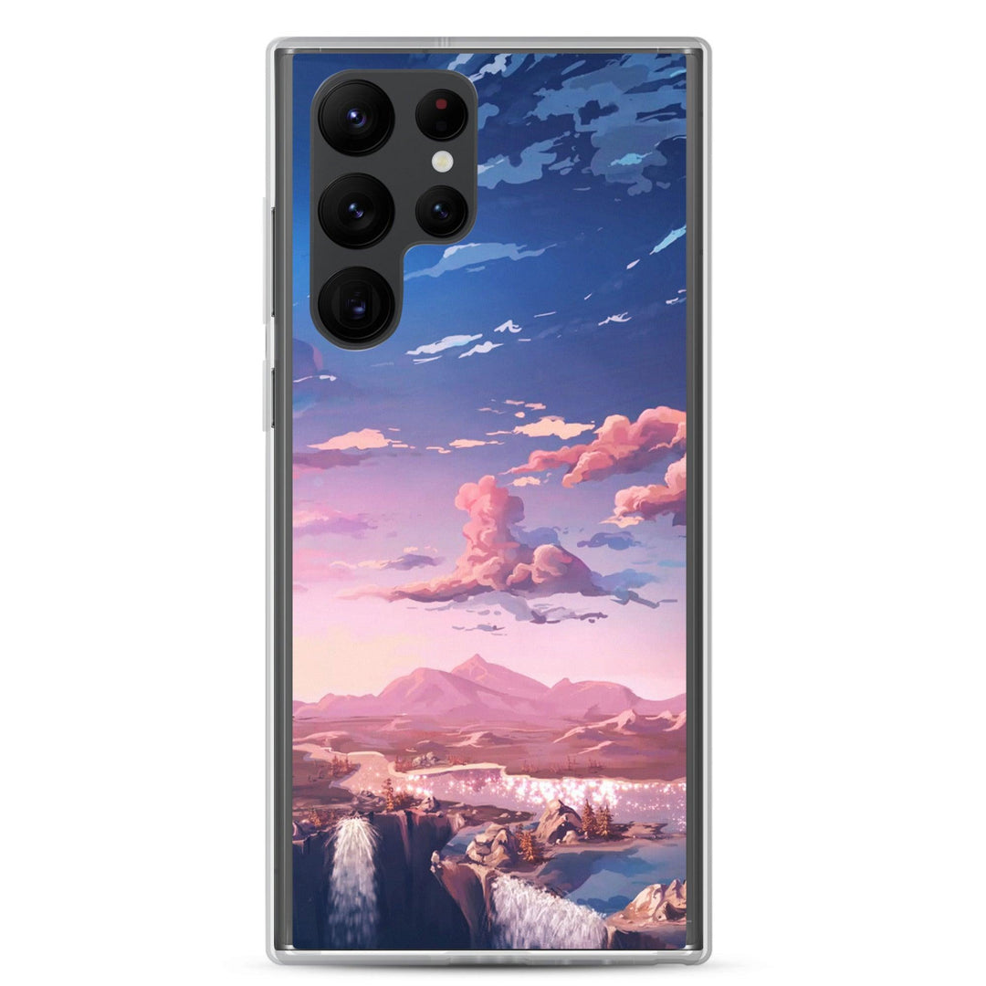 Animated Skies Premium Clear Case for Samsung - Brand My Case