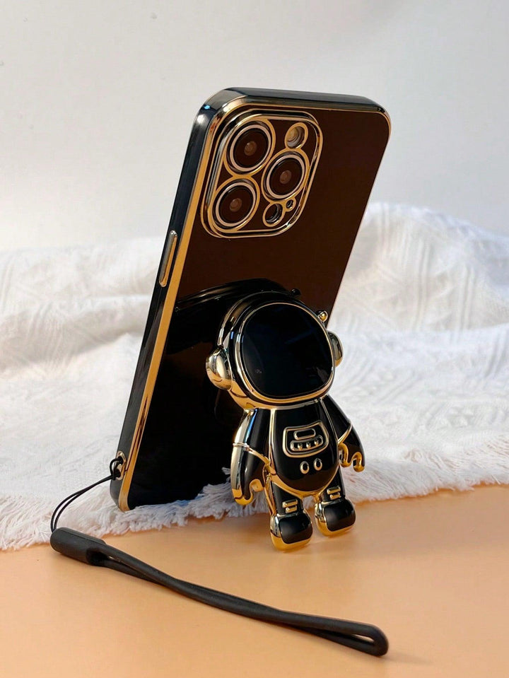 Astronaut Decor Phone Case With Stand - Brand My Case
