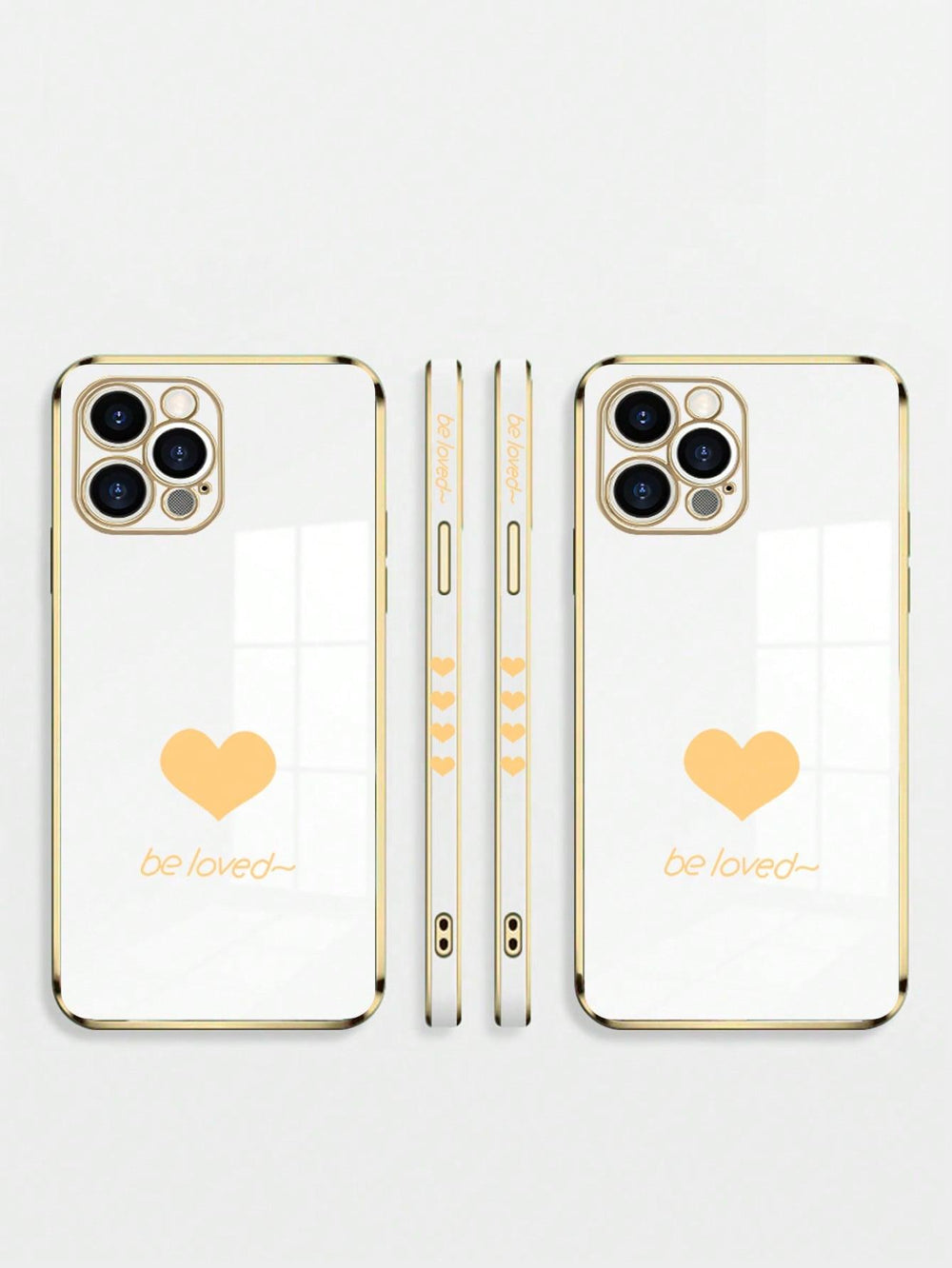 "Be Loved" Heart Print Phone Case - Brand My Case