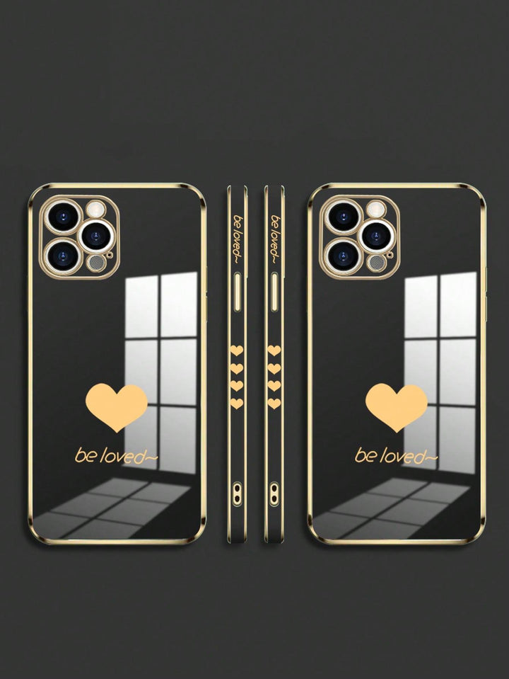 "Be Loved" Heart Print Phone Case - Brand My Case