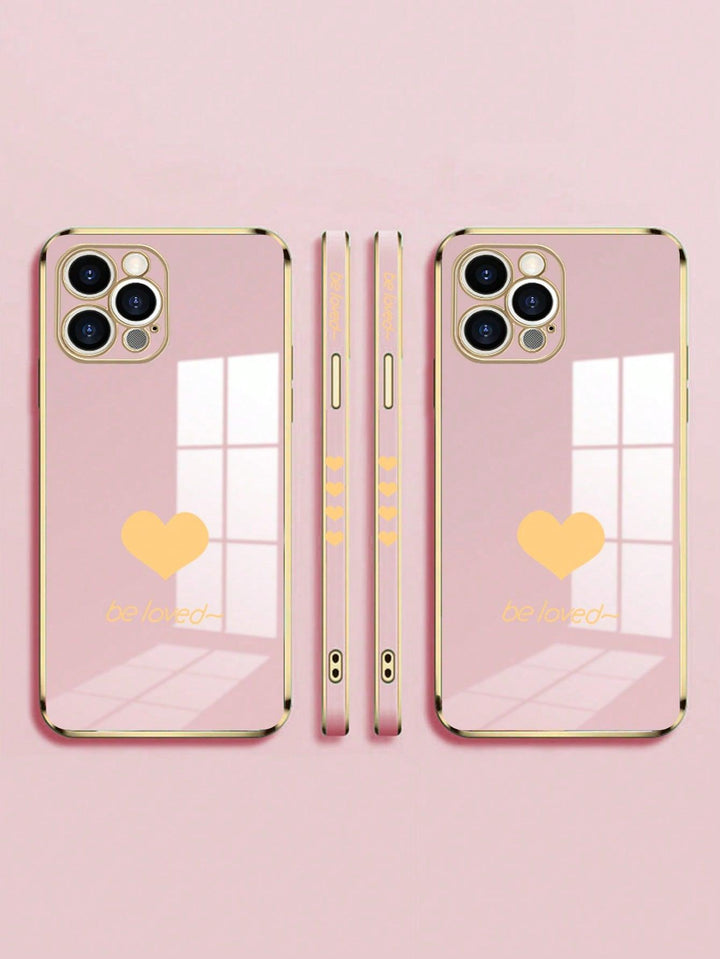 "Be Loved" Heart Print Phone Case - Brand My Case
