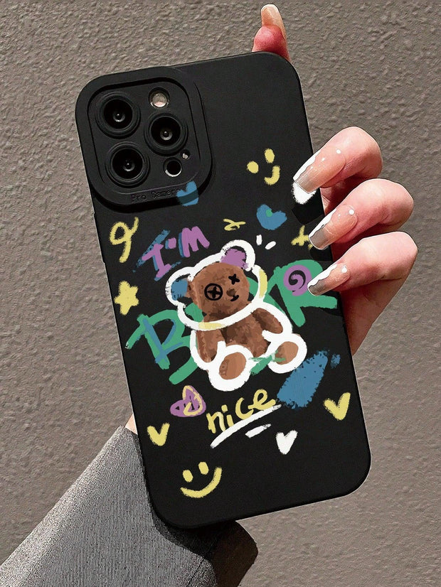 Bear Print Phone Case - Brand My Case