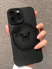 Butterfly Pattern Phone Case - Brand My Case