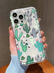 Cactus Pattern Anti fall Phone Case - Brand My Case
