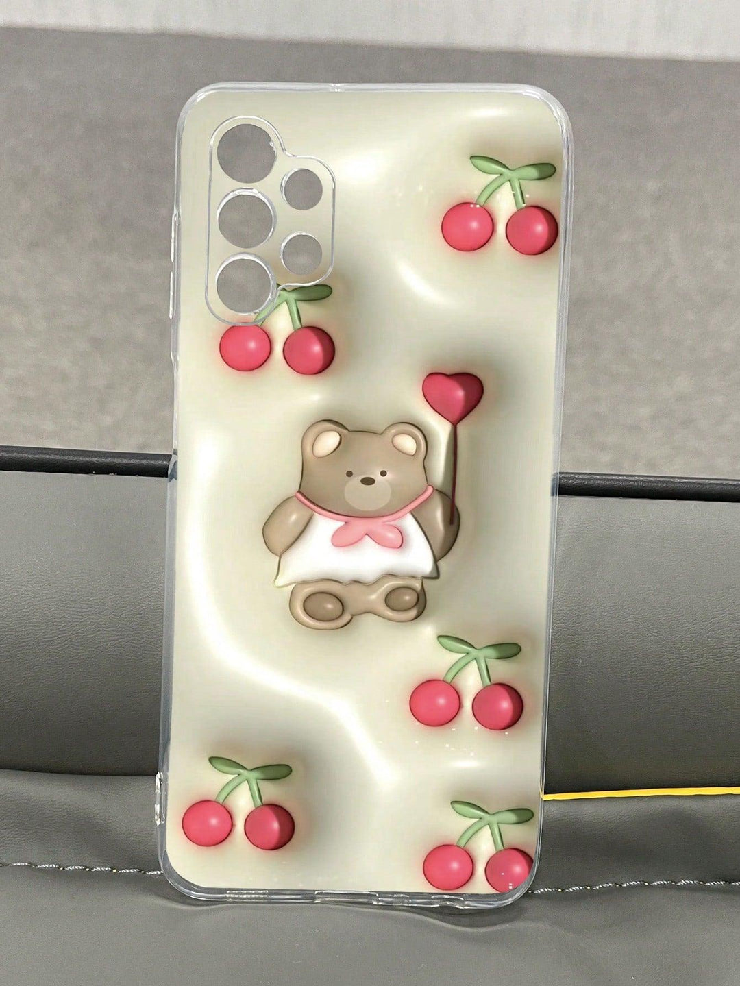 Cartoon Bear Pattern Phone Case - Brand My Case