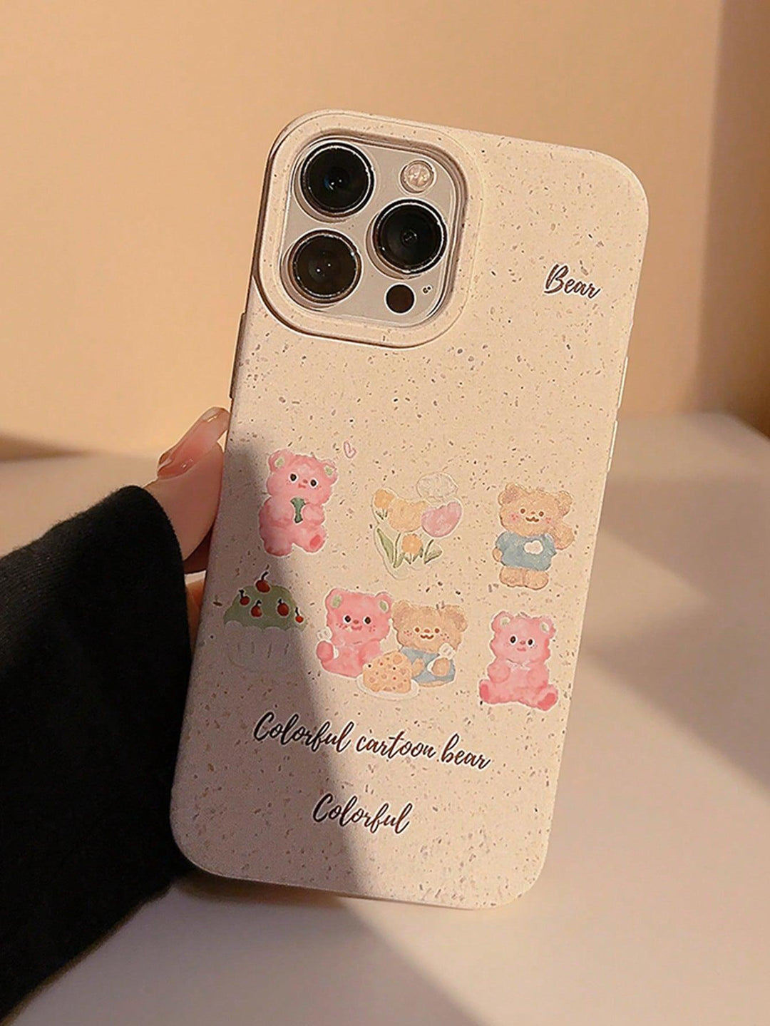 Cartoon Bear Print Phone Case - Brand My Case