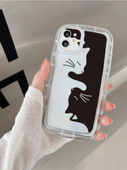 Cartoon Cat Pattern Phone Case - Brand My Case