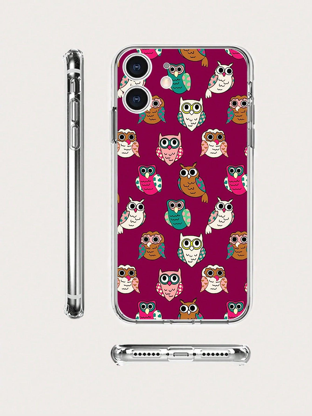 Cartoon Owl Pattern Phone Case - Brand My Case