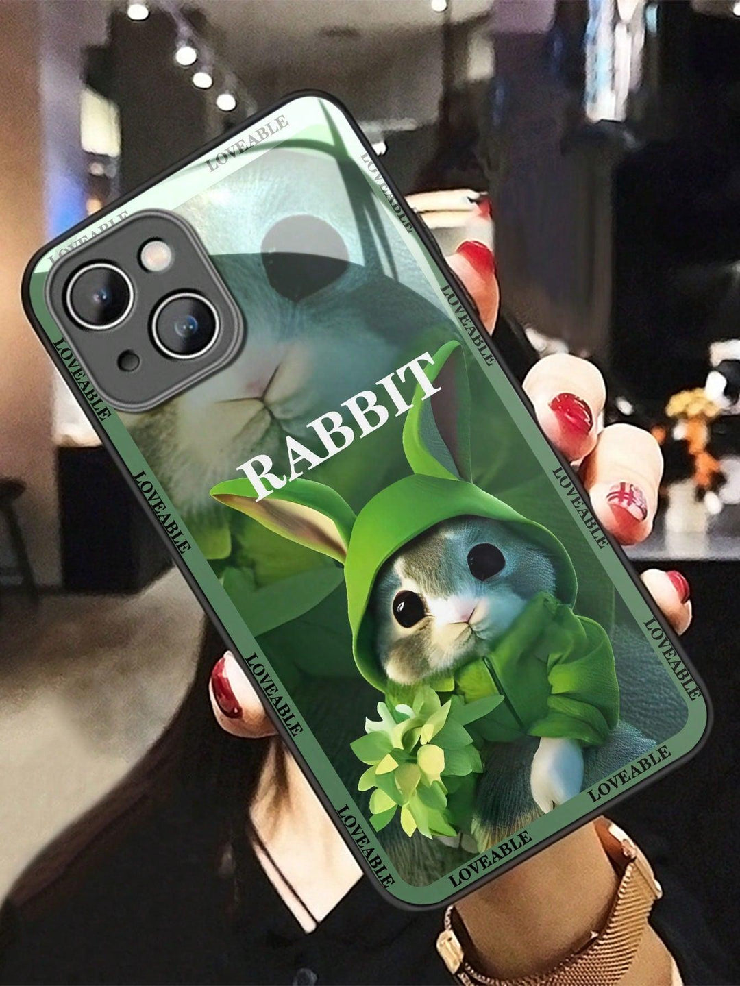 Cartoon Rabbit Pattern Phone Case - Brand My Case