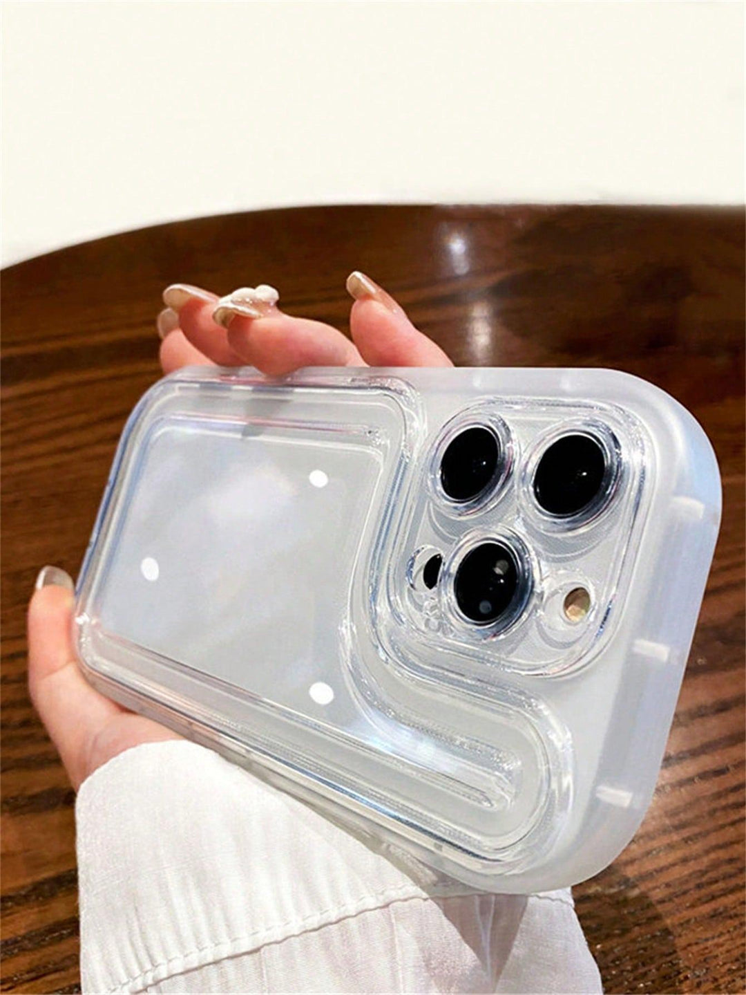 Clear Pearl Phone Case - Brand My Case