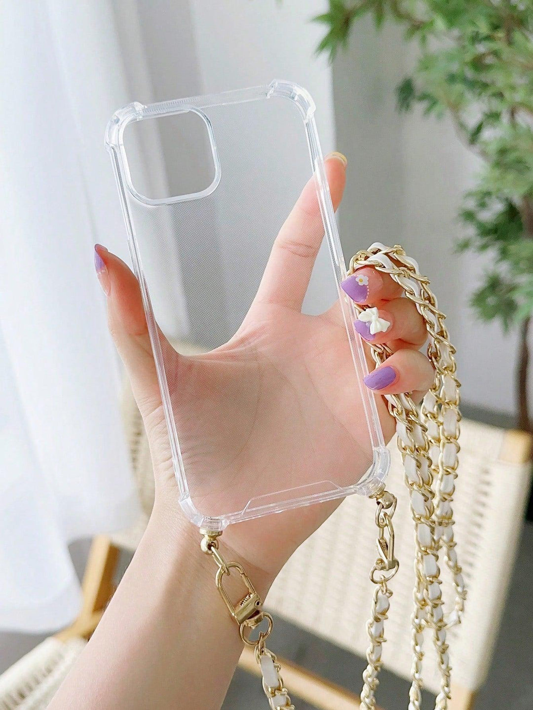 Clear Phone Case With Crossbody Lanyard - Brand My Case