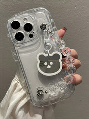 Clear Phone Case With Hand Strap - Brand My Case