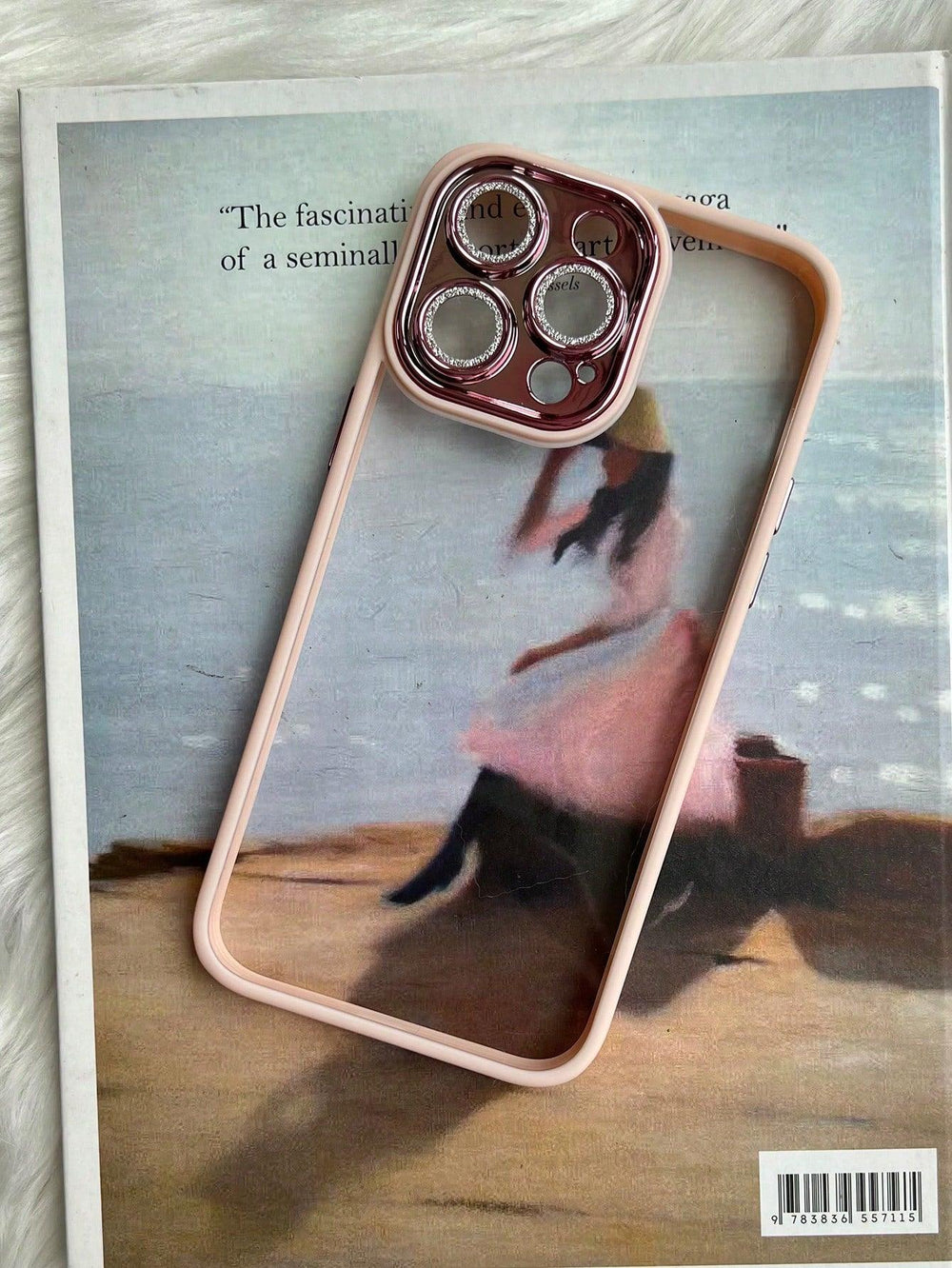 Clear Pink Bordered Phone Case - Brand My Case
